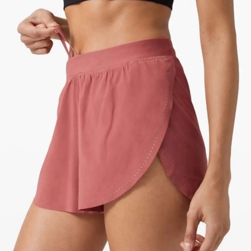 Lululemon Find Your Pace Shorts 3” Cherry Tint